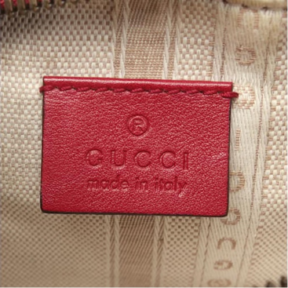 Gucci Bright Bit Patent Leather Handbag - Authentic Red - Gucci Tote Bag - Picture 5 of 13
